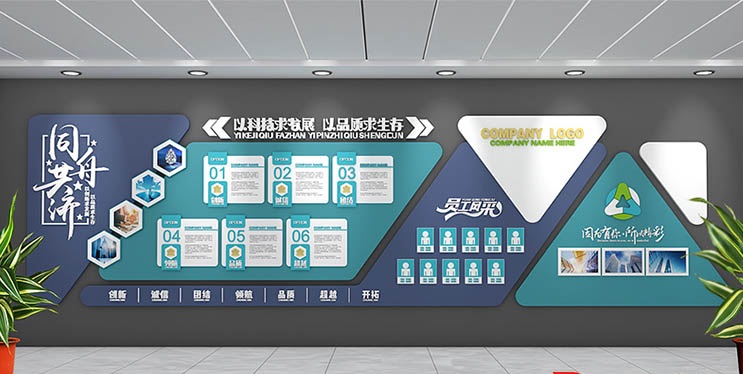 金阳新区形象文化墙